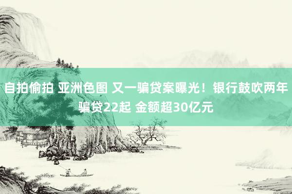 自拍偷拍 亚洲色图 又一骗贷案曝光！银行鼓吹两年骗贷22起 金额超30亿元