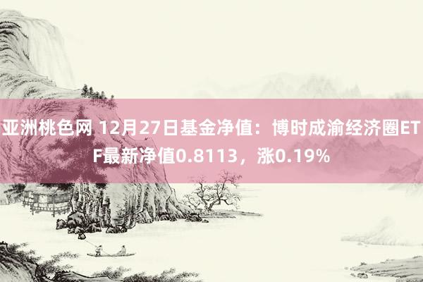 亚洲桃色网 12月27日基金净值：博时成渝经济圈ETF最新净值0.8113，涨0.19%